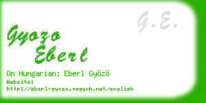 gyozo eberl business card